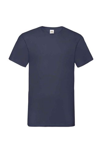 Value V Neck T-Shirt - Blue - XL - Fruit of the Loom - Modalova