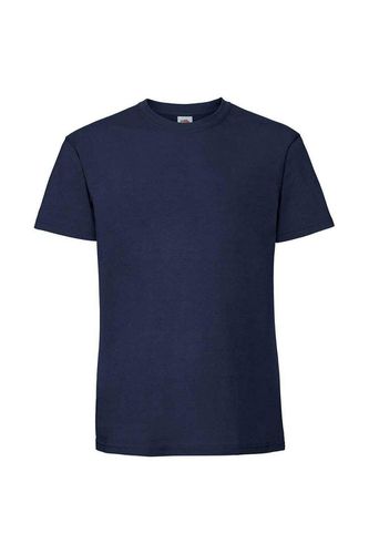 Ringspun Premium T-Shirt - Blue - L - Fruit of the Loom - Modalova