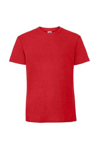 Ringspun Premium T-Shirt - Red - M - Fruit of the Loom - Modalova
