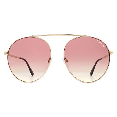 Womens Aviator Gold Pink to Peach Gradient Sunglasses - - One Size - NastyGal UK (+IE) - Modalova