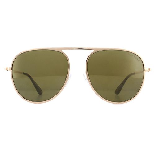 Aviator Shiny Rose Gold Mirrored Roviex Sunglasses - - One Size - NastyGal UK (+IE) - Modalova