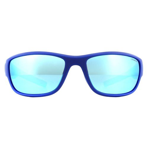 Sport Wrap Mirror Polarized Sunglasses - One Size - Polaroid - Modalova