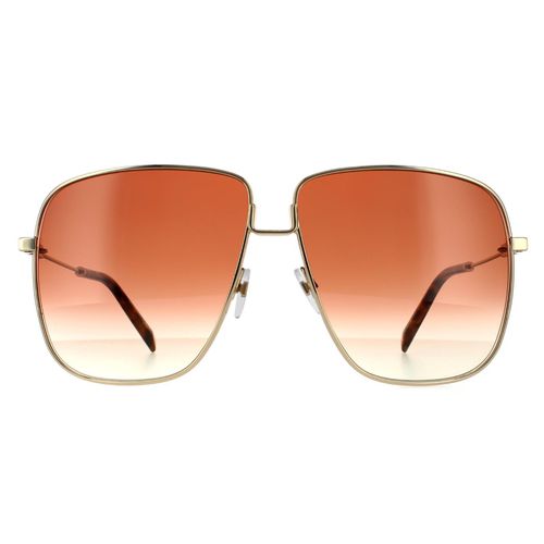 Womens Square Gold Brown Gradient GV7183/S Sunglasses - - One Size - NastyGal UK (+IE) - Modalova