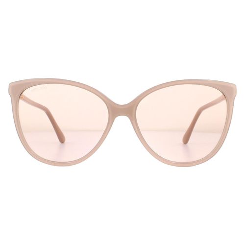 Womens Cat Eye Nude Glitter Gold Mirror Sunglasses - - One Size - NastyGal UK (+IE) - Modalova