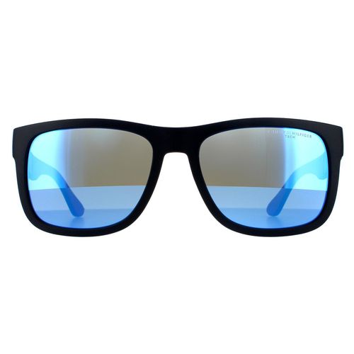 Rectangle Matte Mirror Sunglasses - One Size - Tommy Hilfiger - Modalova