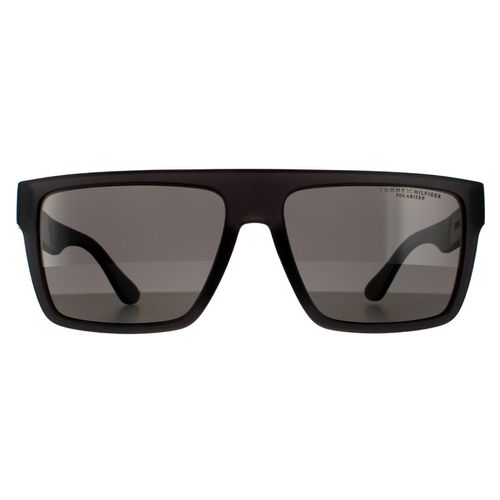 Rectangle Matte Polarized Sunglasses - One Size - Tommy Hilfiger - Modalova