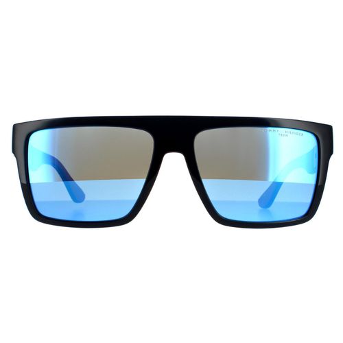 Rectangle Matte Mirror Sunglasses - One Size - Tommy Hilfiger - Modalova