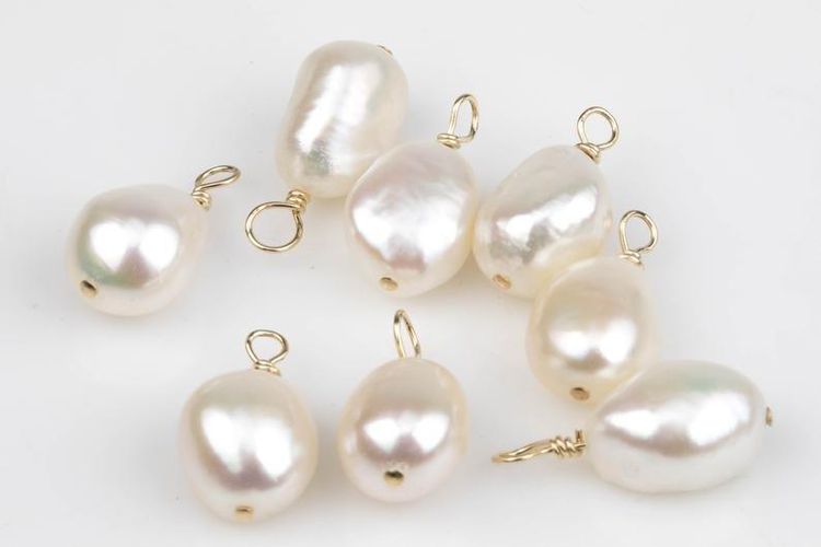 Womens Small Pearl Birthstone Pendant Charm - - One Size - NastyGal UK (+IE) - Modalova