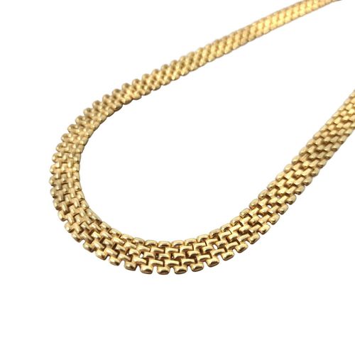 Womens 18ct Gold Vermeil Luxury Woven Necklace - - 18 inches - Harfi - Modalova