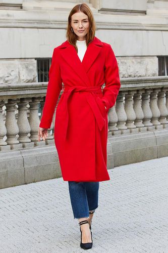Womens 'Decaf' Formal Belted Coat - - 14 - Threadbare - Modalova