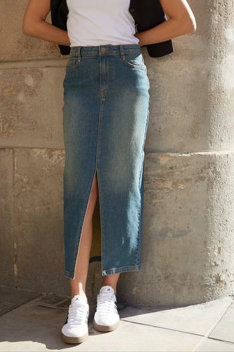 Womens 'Antwerp' Denim Maxi Skirt - - 8 - NastyGal UK (+IE) - Modalova