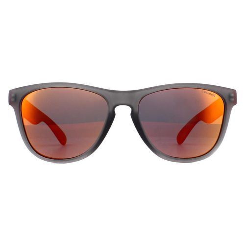 Rectangle Red Red Mirror Polarized Sunglasses - One Size - Polaroid - Modalova