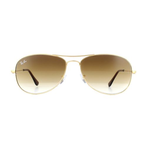 Aviator Gold Brown Gradient Sunglasses - - One Size - Ray-Ban - Modalova