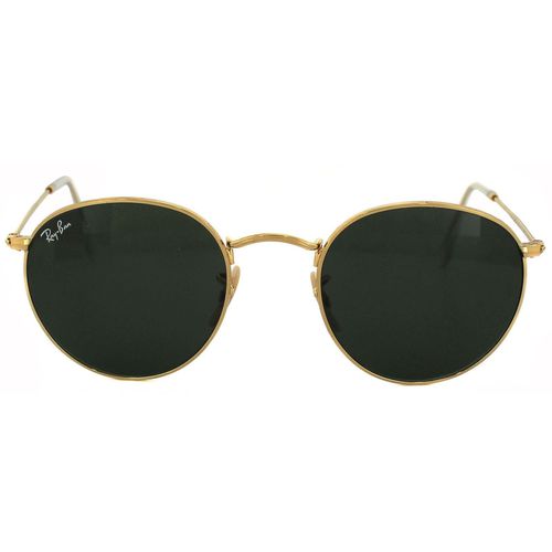 Round Gold Green Sunglasses - - One Size - Ray-Ban - Modalova