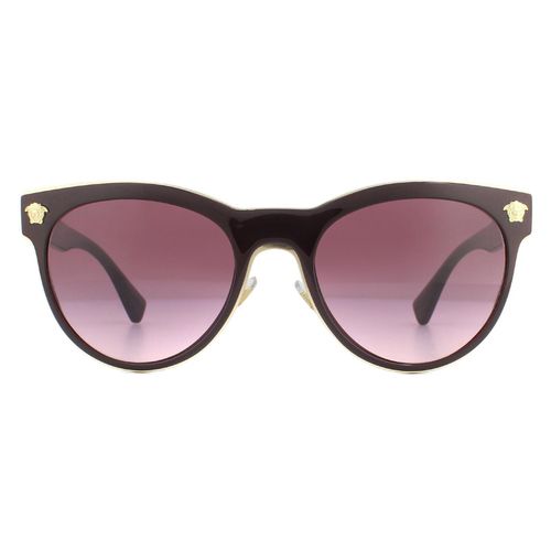 Womens Cat Eye Transparent Bordeaux Pink Violet Gradient VE2198 Sunglasses - - One Size - NastyGal UK (+IE) - Modalova