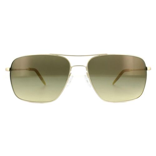 Aviator Gold Chrome Olive VFX Photochromic Sunglasses - - One Size - Oliver Peoples - Modalova