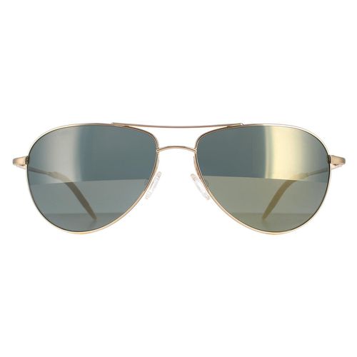 Aviator 18K Gold Plated G15 Goldtone VFX Sunglasses - - One Size - Oliver Peoples - Modalova