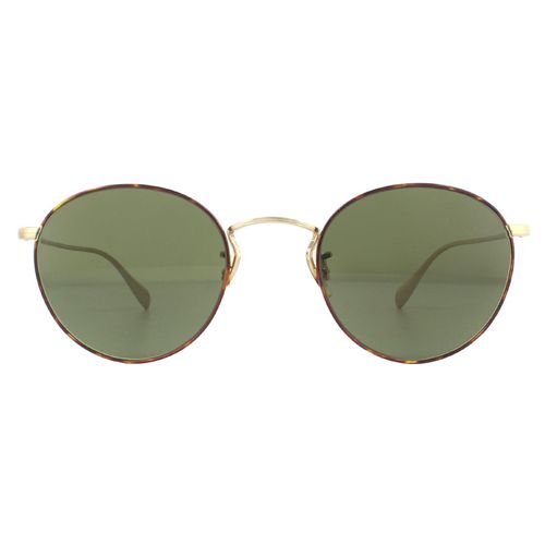 Round Gold Tortoise G-15 Green Sunglasses - - One Size - NastyGal UK (+IE) - Modalova