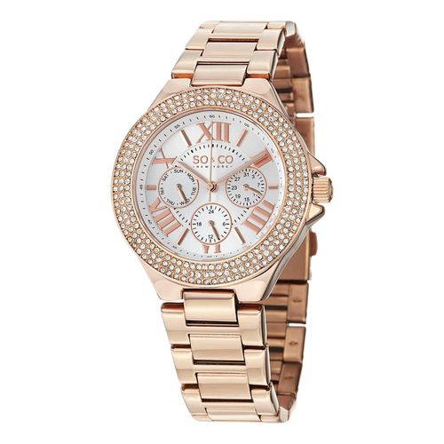 Womens 5019 GMT 38mm Classic Quartz Watch - - One Size - SO&CO - Modalova