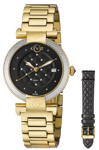 Womens Berletta Black Dial 1501.7 Swiss Quartz Watch - - One Size - GV2 - Modalova