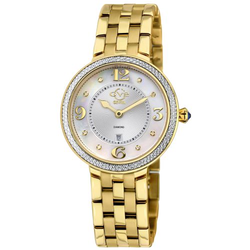 Womens Verona Gold Swiss Quartz Watch - - One Size - GV2 - Modalova