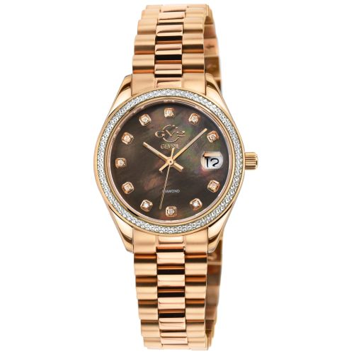 Womens Turin Diamond 12420B Swiss Quartz Watch - - One Size - GV2 - Modalova