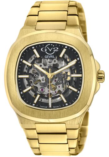 Swiss Automatic Potente yellow Gold Bracelet Skeletal Watch - - One Size - GV2 - Modalova