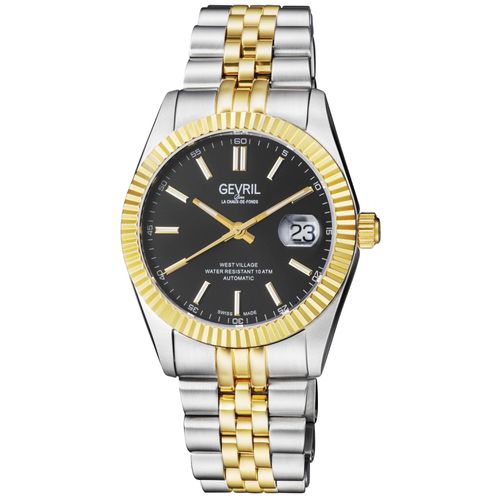 Automatic West Village Swiss Automatic Sellita SW200 Black Sunray Dial T toned IPYG Stainless Steel Watch - - One Size - NastyGal UK (+IE) - Modalova