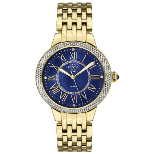 Womens Astor II Blue MOP Dial Swiss Quartz Watch - - One Size - GV2 - Modalova