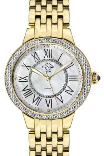 Womens Astor II MOP Dial IP Yellow Gold Diamond Swiss Quartz Watch - - One Size - GV2 - Modalova