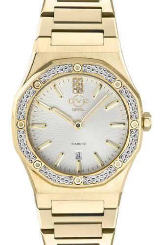 Womens Palmanova Silver Dial yellow gold Swiss Quartz Watch - - One Size - GV2 - Modalova