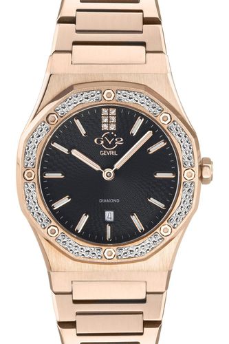 Womens Palmanova Black Dial rose gold Swiss Quartz Watch - - One Size - GV2 - Modalova