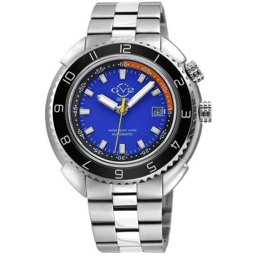 Squalo Swiss Automatic Bracelet Date Swiss Automatic Divers Watch - - One Size - GV2 - Modalova