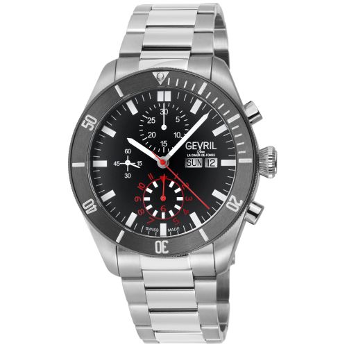 Yorkville Chronograph 48624B Swiss Automatic ETA 7750 Watch - - One Size - Gevril - Modalova