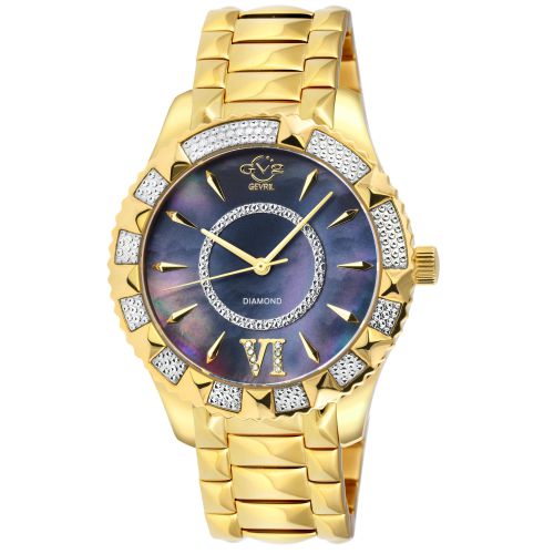 Womens Venice Blue MOP Dial Bue Gold Bracelet Swiss Quartz Watch - - One Size - GV2 - Modalova
