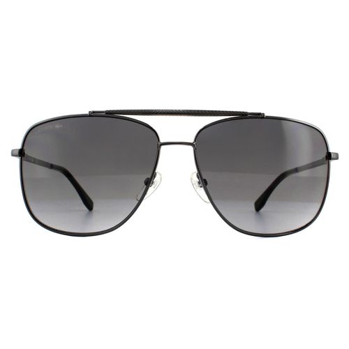 Aviator Gunmetal Gradient Sunglasses - One Size - Lacoste - Modalova