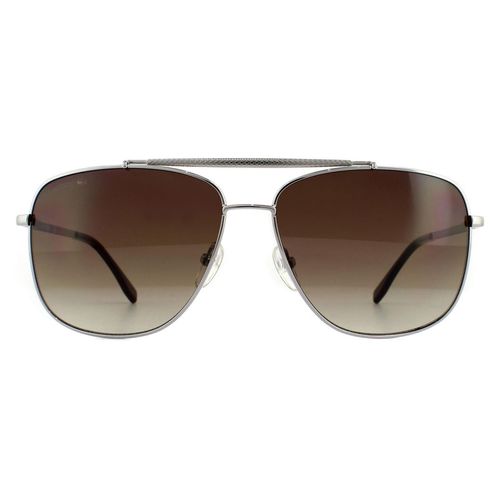 Aviator Gold Green Sunglasses - - One Size - Lacoste - Modalova