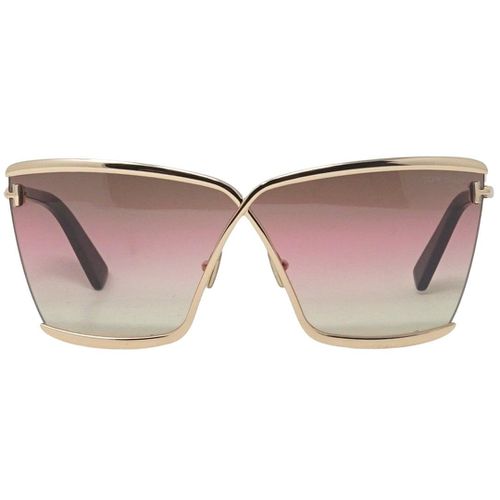 Womens Elle FT0936 28F Shiny Rose Gold Sunglasses - - One Size - Tom Ford - Modalova