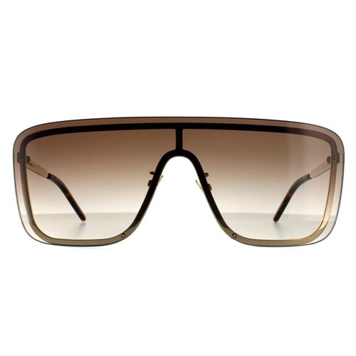 Shield Gold Brown Gradient SL 364 MASK Sunglasses - - One Size - NastyGal UK (+IE) - Modalova