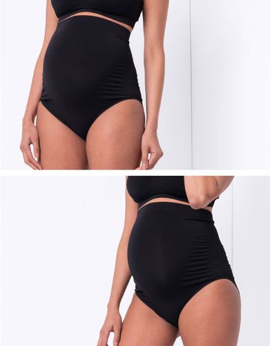 Twin Pack Bamboo Over Bump Maternity Briefs - Seraphine - Modalova