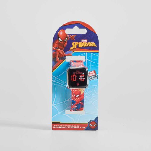 Reloj led SPIDERMAN - Color: ROJO - Spiderman - Modalova