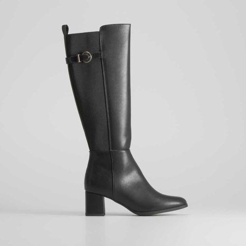 Bota alta de tacón negra - Talla: 36 - Comfeet - Modalova