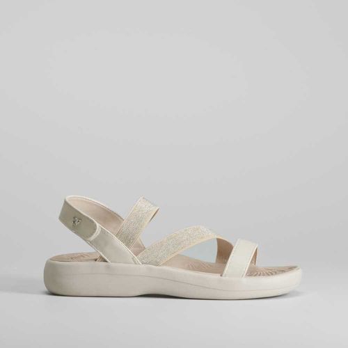 Sandalia elásticos y brillos cómoda - Talla: 39 - Comfeet - Modalova