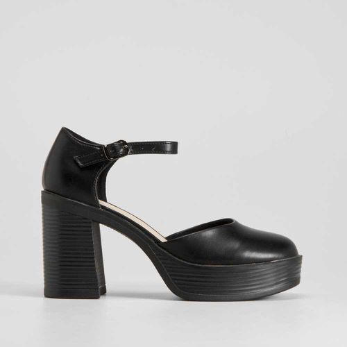 Zapato de tacón con plataforma madera - Talla: 37 - NYC - Modalova