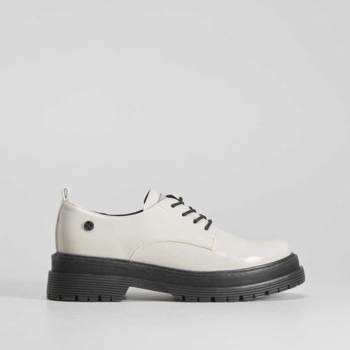 Zapato Blucher blanco plataforma - Talla: 36 - Xti - Modalova