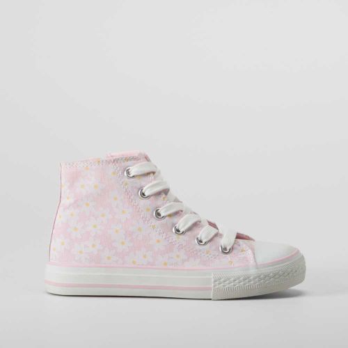 Zapatilla alta de lona margaritas OH GIRL - Talla: 32 - Oh girl! - Modalova