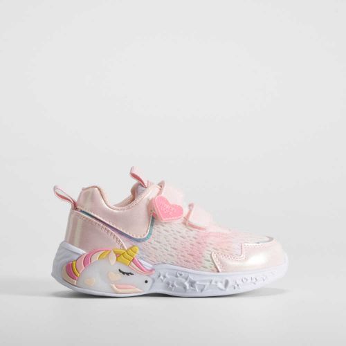 Deportiva luces rosa infantil unicornio - Talla: 28 - Beppi - Modalova