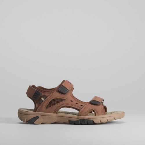 Sandalia marrón deportiva con velcros - Talla: 33 - Seven Five - Modalova