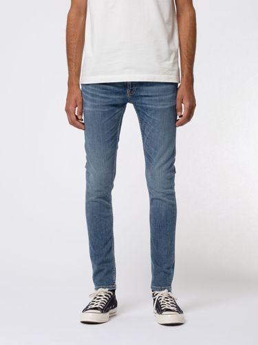 Skinny Lin Dark Navy Mid Waist Tight Fit Men's Organic Jeans W28/L36 Sustainable Denim - Nudie Jeans - Modalova