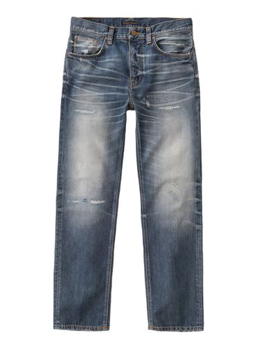 Sleepy Sixten Repaired Vintage Men's Organic Jeans W24/L28 Sustainable Clothing - Nudie Jeans - Modalova